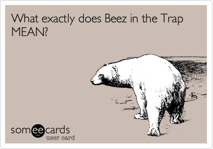 What exactly does Beez in the Trap MEAN?