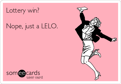 Lottery win?

Nope, just a LELO. 