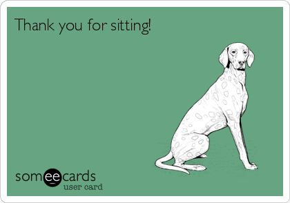 Thank you for sitting! 