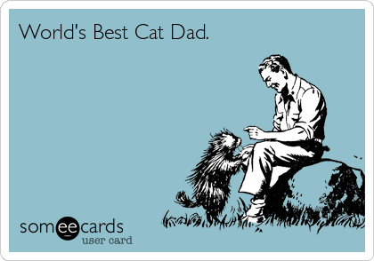 World's Best Cat Dad.